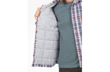 Image of Marmot Lanigan Flannel Chore Coat - Mens, Sleet, Extra Large, M13200-504-XL