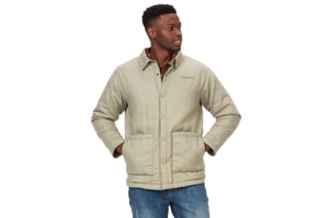Image of Marmot Lanigan Flannel Chore Coat - Mens, Vetiver, Large, M13200-21543-L