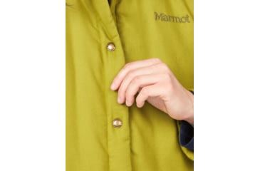 Image of Marmot Lanigan Flannel Coat - Womens, Cilantro, Medium, M13171-4440-M