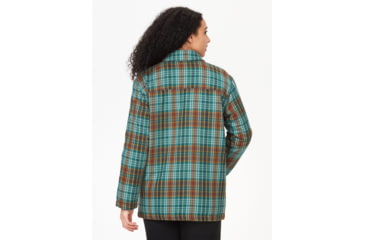 Image of Marmot Lanigan Flannel Coat - Womens, Dark Jungle, Large, M13171-22261-L