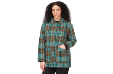 Image of Marmot Lanigan Flannel Coat - Womens, Dark Jungle, Large, M13171-22261-L