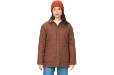 Image of Marmot Lanigan Flannel Coat - Womens, Pinecone, Small, M13171-7387-S