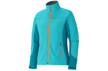 Image of Marmot Leadville Jacket - Women's-Island Blue/Sea Green-X-Small