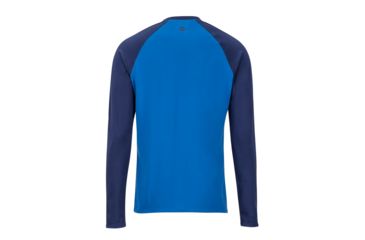 Image of Marmot Lightweight Kestrel Long Sleeve Crew - Mens, Dark Cerulean/Arctic Navy, Small, 10910-3691-S