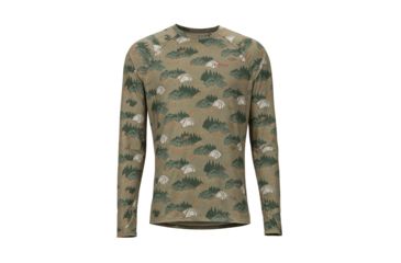 Image of Marmot Lightweight Kestrel LS Crew - Mens, Camping Camo, Extra Large, 10910-4887-XL