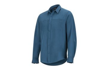Image of Marmot Lisgar Long Sleeve - Mens, Denim, Large, 42230-200-L