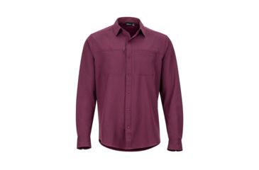 Image of Marmot Lisgar Long Sleeve - Mens, Fig, Medium, 42230-Fig-M-DEMO