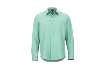 Image of Marmot Lisgar Long Sleeve - Mens, Pond Green, Extra Large, 42230-4570-XL