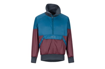 Image of Marmot Lynx DriClime Anorak - Mens, Denim/Burgundy, Medium, 31580-3001-M