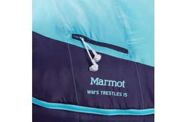 Image of Marmot Trestles 15 Womens Sleeping Bag -Synthetic- - Ocean
