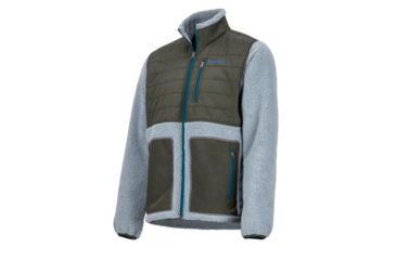 Image of Marmot Mesa Jacket - Mens, Grey Storm/Rosin Green, XL, 43950-1575-XL