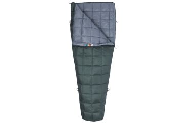 Image of Marmot Micron 50 Sleeping Bag, Crocodile/Grey Storm, Long, Left Zip, 39260-4823-LZ