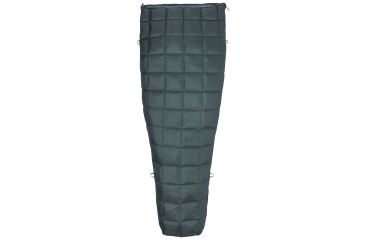 Image of Marmot Micron 50 Sleeping Bag, Crocodile/Grey Storm, Long, Left Zip, 39260-4823-LZ