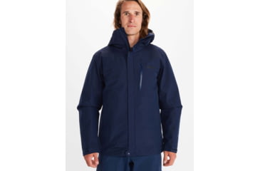 Image of Marmot Minimalist Component Jacket - Mens, Arctic Navy/Steel Onyx, Large, 31530-3874-L