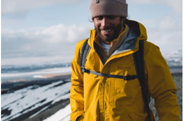 Image of Marmot Minimalist GORE-TEX Jacket - Mens, Yellow Gold, Extra Large, M12681-9472-XL