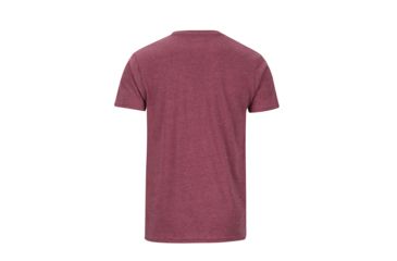 Image of Marmot MMW Tee Short Sleeve - Mens, Burgundy Heather, Medium, 42890-6823-M