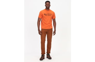Image of Marmot MMW Tee Short Sleeve - Mens, Tangelo, Small, M15593-9434-S