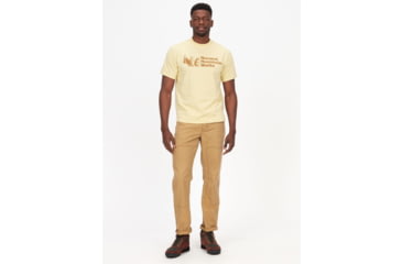 Image of Marmot MMW Tee Short Sleeve - Mens, Wheat, Extra Large, M15593-7035-XL