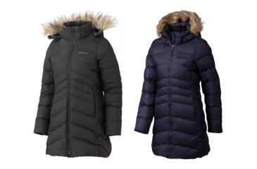 Image of Marmot Montreal Coat - Womens, Black, Midnight Navy