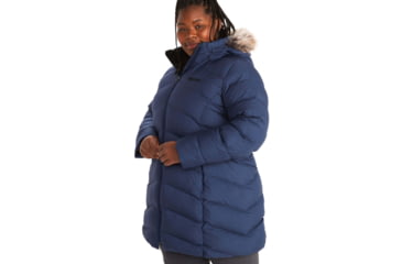 Image of Marmot Montreaux Plus Coat - Womens, Arctic Navy, 1X, M11821-2975-1X