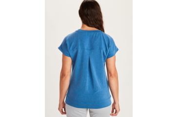 Image of Marmot Morgan Short Sleeve T-Shirt - Womens, Classic Blue Heather, Small, 47650-3132-S