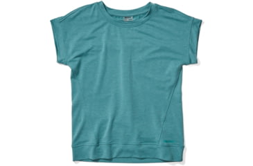 Image of Marmot Morgan Short Sleeve T-Shirt - Womens, Deep Jungle Heather, Small, 47650-4997-S