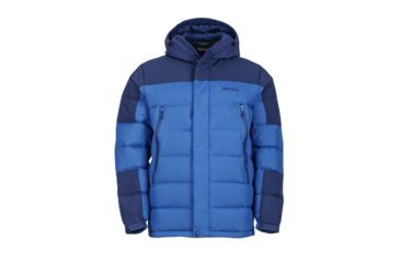 Image of Marmot Mountain Down Jacket - Men's, Dark Cerulean/Arctic Navy, Large 71640-3691-L
