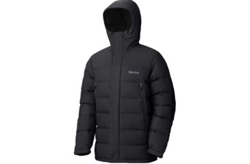 Image of Marmot Mountain Down Jacket - Men's-Peak Blue/Dark Ink-Large