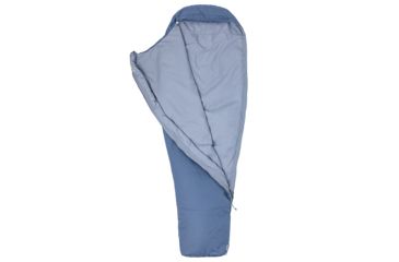 Image of Marmot Nanowave 55 Sleeping Bag, Steel Onyx, Regular, Left Zip, 38780-1515-LZ
