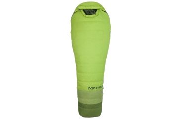 Image of Marmot Never Winter Tl Sleeping Bag, Macaw Green/Peridot, Reg 6ft 0in, LZ 39220-4794-Reg: 6'0&quot; / LZ