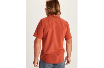 Image of Marmot Northgate Peak Short Sleeve Shirt - Mens, Picante, Large, 41420-6740-L