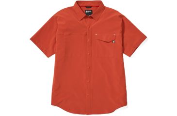 Image of Marmot Northgate Peak Short Sleeve Shirt - Mens, Picante, Large, 41420-6740-L