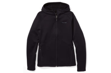 Image of Marmot Olden Polartec Hoody - Womens, Black, Small, 13290-001-S
