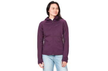 Image of Marmot Olden Polartec Hoody - Womens, Purple Fig, Large, M13186-22260-L