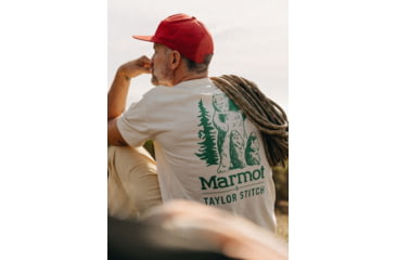 Image of Marmot Organic Cotton Trail Buddies Short Sleeve Tee - Mens, Papyrus, 2XL, M15371-7395-XXL
