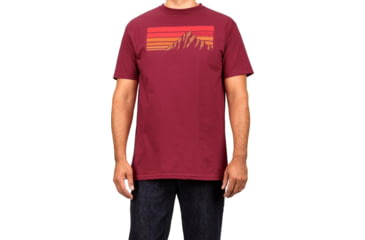 Image of Marmot Organic Short Sleeve T-Shirt Norse - Mens, Burgundy, 2XL, 900995-6995-XXL