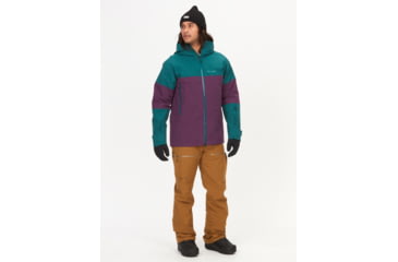 Image of Marmot Orion GORE-TEX Jacket - Mens, Dark Jungle/Purple Fig, Medium, M13113-22482-M
