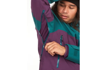 Image of Marmot Orion GORE-TEX Jacket - Mens, Dark Jungle/Purple Fig, Medium, M13113-22482-M
