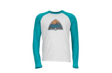 Image of Marmot Owen's Long Sleeve Shirt - Men's-Glacier/Stone Aqua-Large