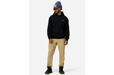 Image of Marmot Peaks Hoody - Mens, Black/Team Red, Extra Large, 195115326142