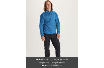 Image of Marmot Pisgah Fleece Jacket - Mens, Classic Blue, Medium, 81810-2200-M