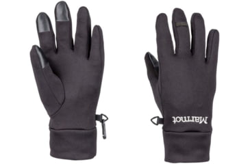 Image of Marmot Power Stretch Connect Glove - Womens, Black, Medium, 12960-001-M