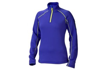 Image of Marmot Power Stretch Half Zip - Women's-Large-Electric Blue