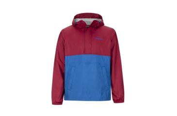 Image of Marmot PreCip Anorak - Men's, Brick/Dark Cerulean, Small, 43860-5793-S