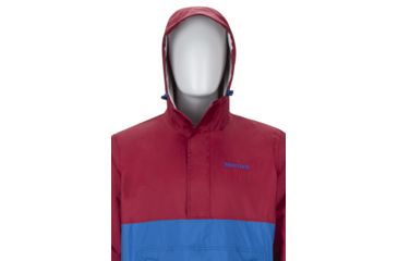 Image of Marmot PreCip Anorak - Men's, Brick/Dark Cerulean, Small, 43860-5793-S