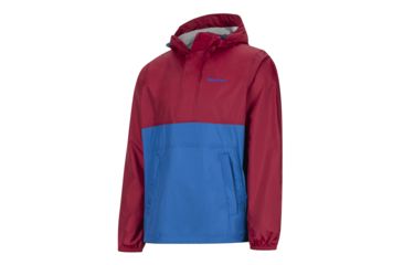Image of Marmot PreCip Anorak - Men's, Brick/Dark Cerulean, Small, 43860-5793-S