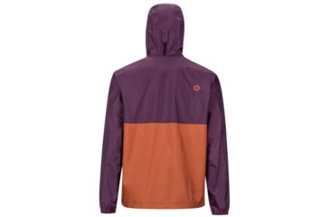 Image of Marmot PreCip Anorak - Men's, Dark Purple/Terracotta, Medium, 43860-5781-M