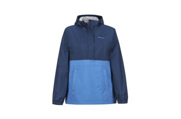 Image of Marmot PreCip Anorak - Womens, Arctic Navy/Lakeside, Small, 49580-3614-S