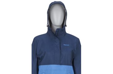 Image of Marmot PreCip Anorak - Womens, Arctic Navy/Lakeside, Small, 49580-3614-S
