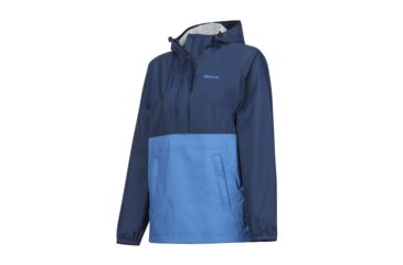 Image of Marmot PreCip Anorak - Womens, Arctic Navy/Lakeside, Small, 49580-3614-S